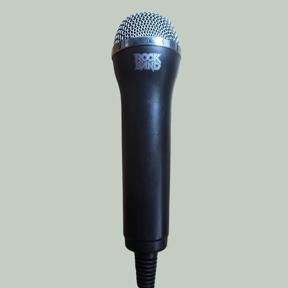 Rock Band Logitech USB Wired Microphone Black A-0234A PS3 PS4 Xbox 360 Wii PC
